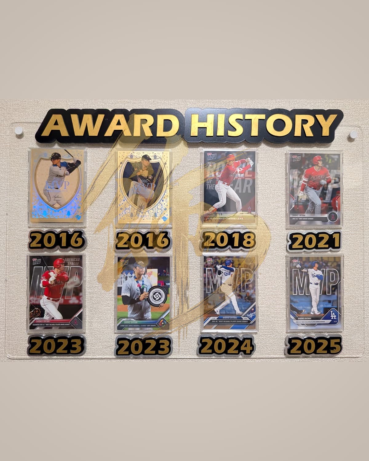 AWARD HISTORY